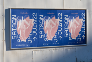 Affiches de saison 2022 pour les Halles de schaerbeek